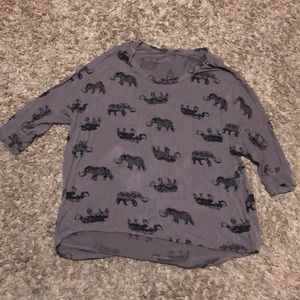 Grey elephant shirt
